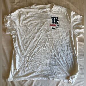 Texas Rangers Nike Off-White Tee